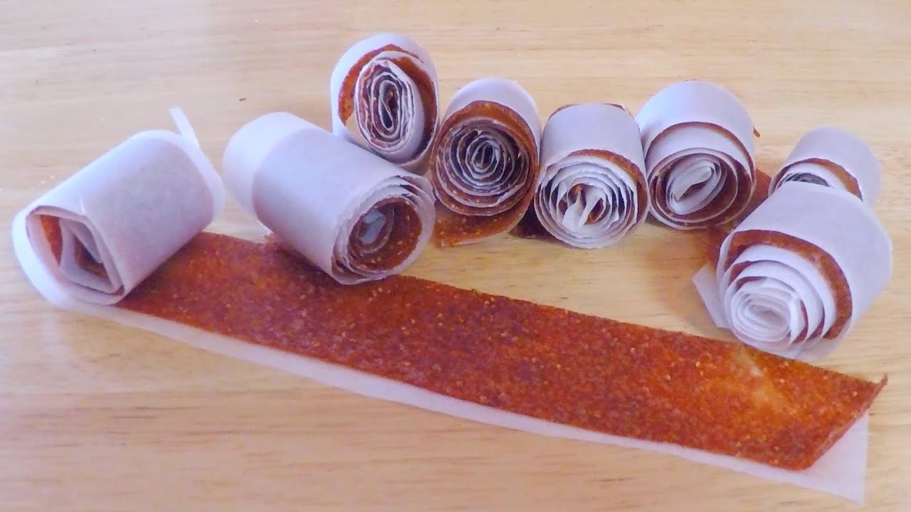 Homemade Strawberry Fruit Leather Recipe YouTube