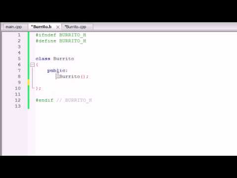 Buckys C++ Programming Tutorials   15   Placing Classes in Separate Files
