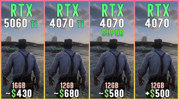 RTX 5060 Ti vs RTX 4070 Ti vs RTX 4070 SUPER vs RTX 4070 | 4K 1440p 1080p Benchmarks