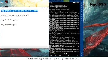 hướng dẫn chạy lệnh termux cho người mới