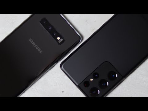 Samsung Galaxy S21 Ultra vs S10+ - YouTube