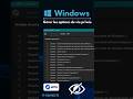 Gérer les options de vie privée sur Windows #Shorts