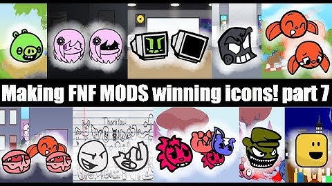 Making FNF MODS winning icons PART 7