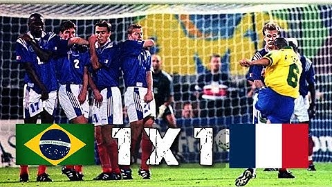 Brasil 1 x 1 França • Torneio da França | 1997