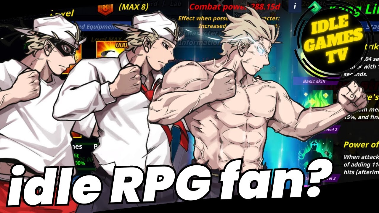 He Reviews And Gives Tips For The Idle Rpg Game "The Era Of Overman."