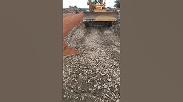 CAT Grader spreading Base #road #roadconstruction #caterpiller #grader #caterpillar #shortsvideo