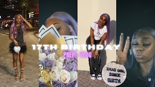 17TH BIRTHDAY PREP + VLOG | hair, nails, make-up, dinner, hanging + more |