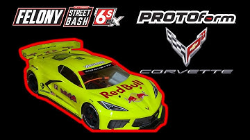 PROTOform Corvette C8 body - Arrma Felony