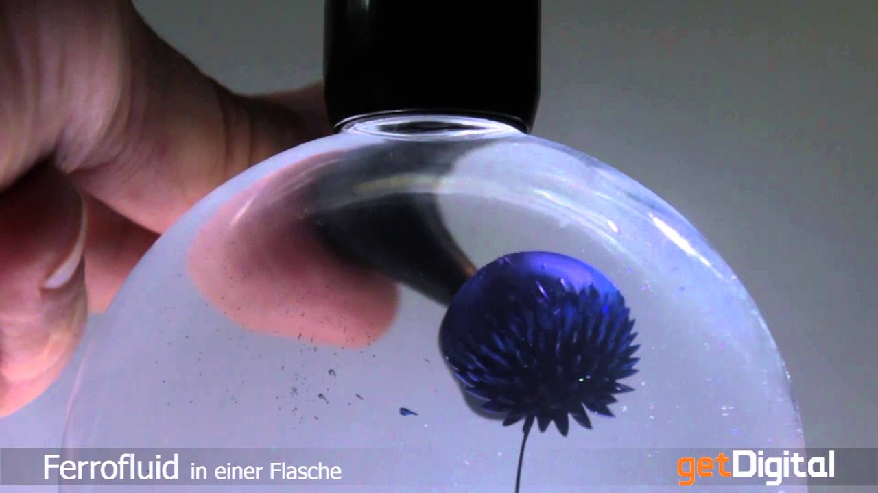 Druckentlastung Ferrofluid Flasche Magnetisch Tolle Flüssigkeit Spielzeug Neu 