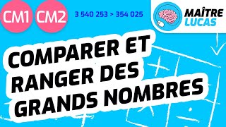 Comparer des grands nombres CM1 - CM2 - Cycle 3 - Mathématiques - Numération