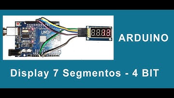 Display 7 Segmentos 4 bit - ARDUINO - 74HC595