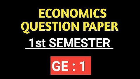 #ytshort #shorts Economics General Previous Year Question Paper 2020 |
