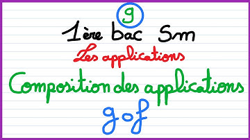 1er bac sm : les applications (9) : Composition des applications