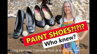 Transform Your Shoes with Heirloom Traditions Paint: #heirloomtraditionspaint  #upgradeshoes