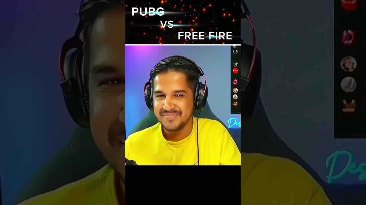 PUBG vs FF character 