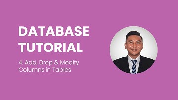 4. How to Add, Remove and Modify Columns in an Existing Table in MS SQL Server?