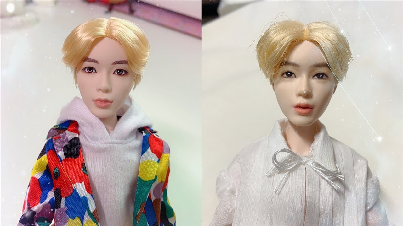방탄소년단 김석진 럽셀콘 마텔 인형 리페인팅 BTS Love Yourself JIN Mattel Dolls Repainting YouTube