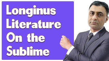 Longinus literature On the Sublime.
