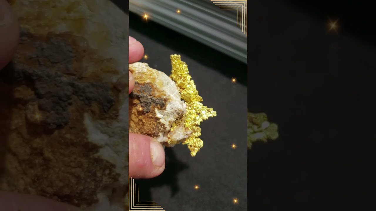 Crystal Gold in Quartz