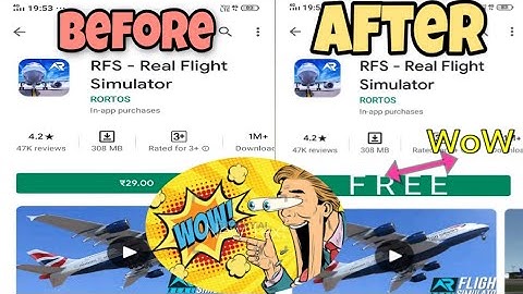 how to download RFS(Real Flight Simulator) for free no money. 1000000009%working trick.