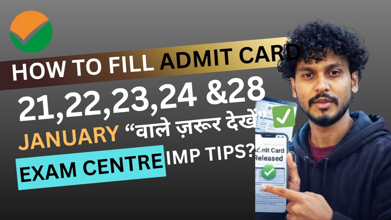 🛑 JEE 2026 Admit Card Filling Rules | Wrong Entry Can Cancel Your Attempt ❌