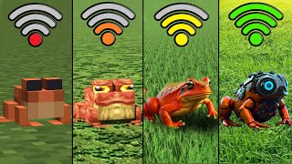 frog with different Wi-Fi in Minecraft be like