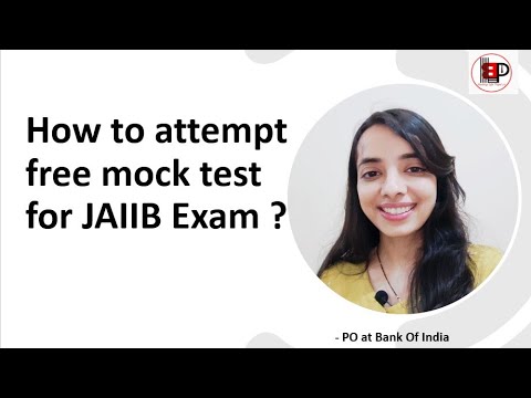 How to attempt free mock test of JAIIB exam?