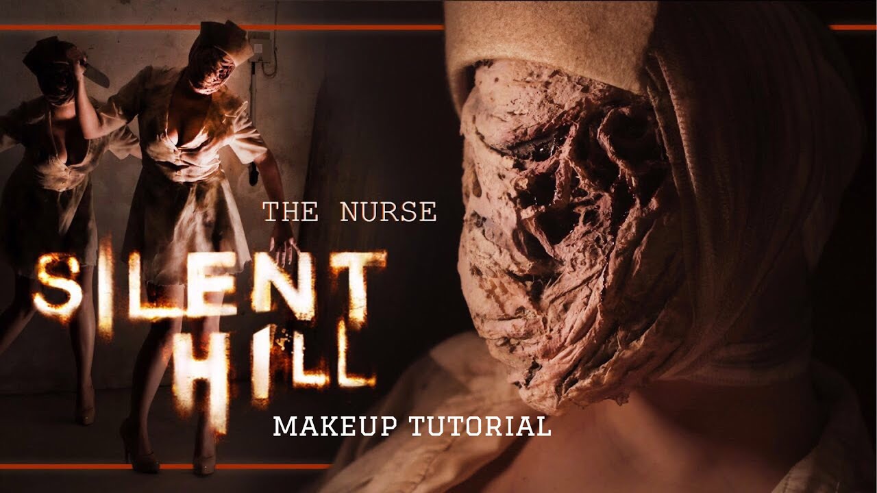 Silent Hill THE NURSE Makeup Tutorial SFX Halloween