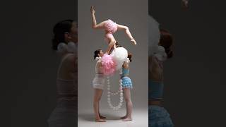 The geometry of grace📸 Acrobatic. Models Svetlana, Elizabeth and Anna.