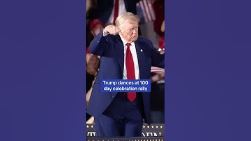 Thumbnail of Trump dances at 100 days celebration