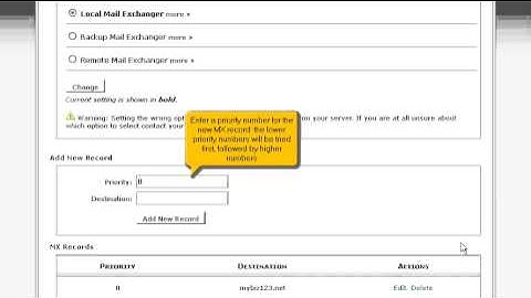 How to add an MX entry in cPanel
