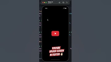 YouTube New Splash Screen | Flutter💙 #flutter#shortsfeed #challenge #shortsvideo #shortsyoutube #ui