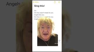 Grandma Singing Sin City Meme