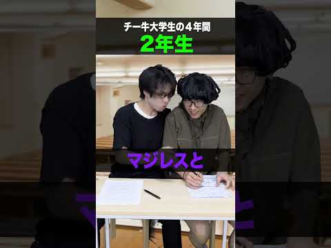 【あるある】チー牛大学生の４年間… #shorts