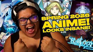 This Spring 2026 Anime Season Looks Insane