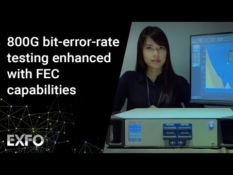 800G bit-error-rate testing enhanced with FEC capabilities