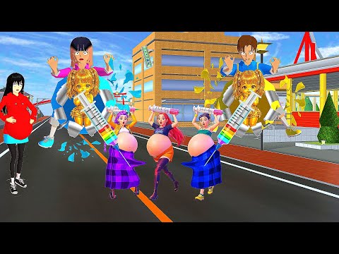 Yuta Mio Heavily Pregnant Gives Birth to Golden Naykilla Baby Circumcision Demon Hunters | Sakura...