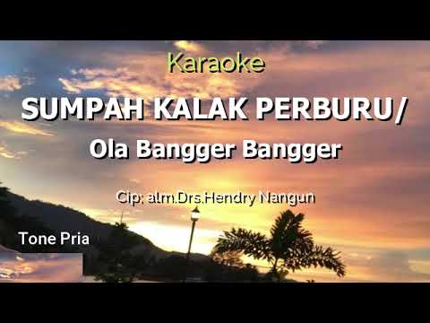 SUMPAH KALAK PERBURU - Tone Pria Pop Karaoke
