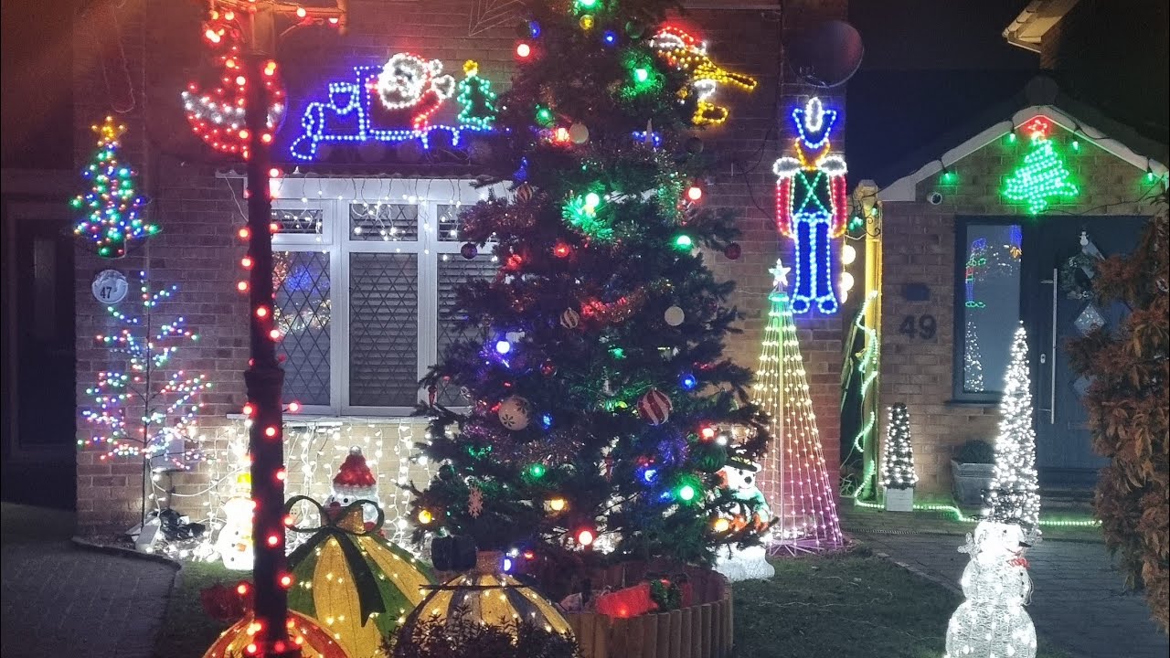 Stone Brig Lane Christmas Lights 2022 Rothwell Wakefield The most