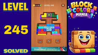 Block Color Mania – Level 245 | Fast & Clean Solution