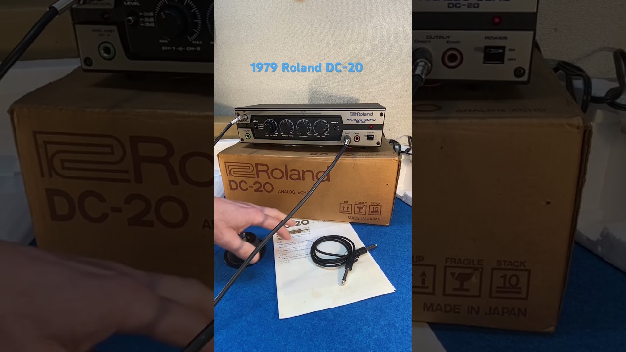 1979 Roland DC-20 BBD Echo from vintage Audio Nagoya #bbd #analog