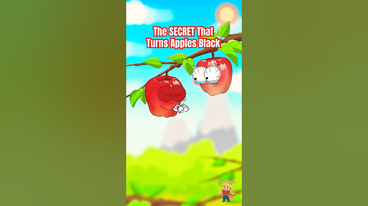 The SECRET That Turns Apples Black and Super Sweet🍎 #apple #animation