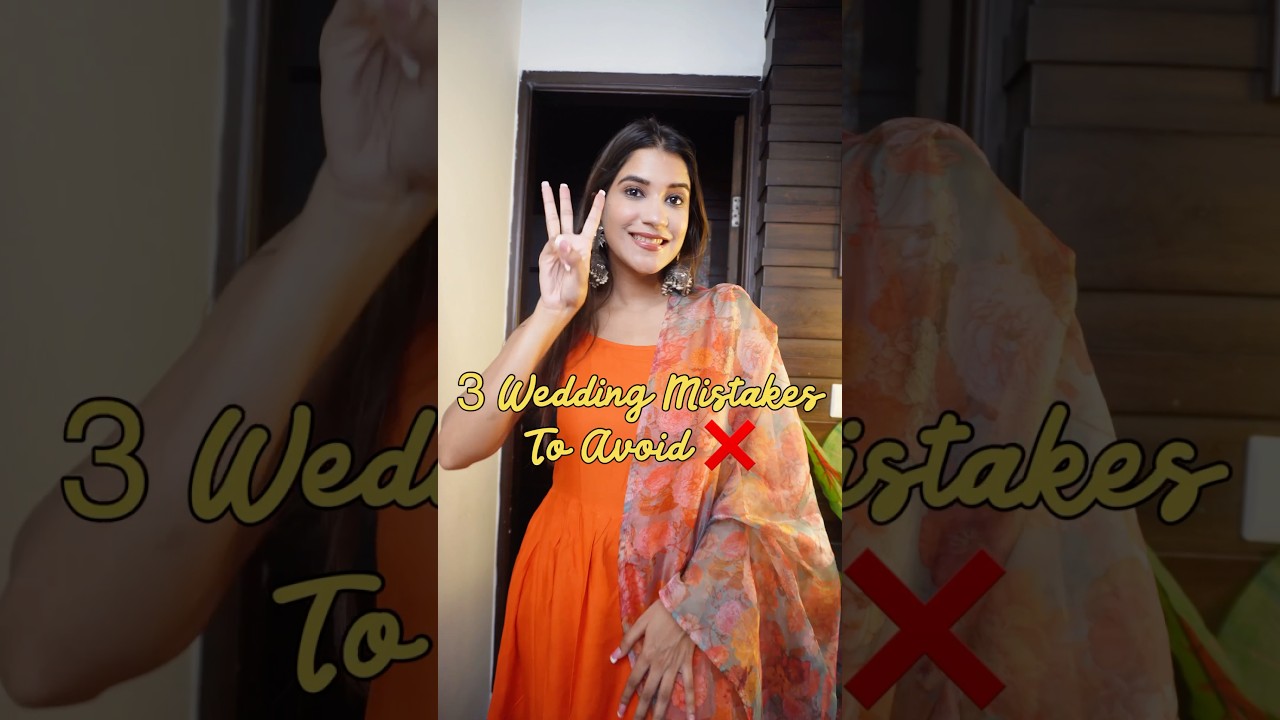 Wedding Mistakes to Avoid 😱 
