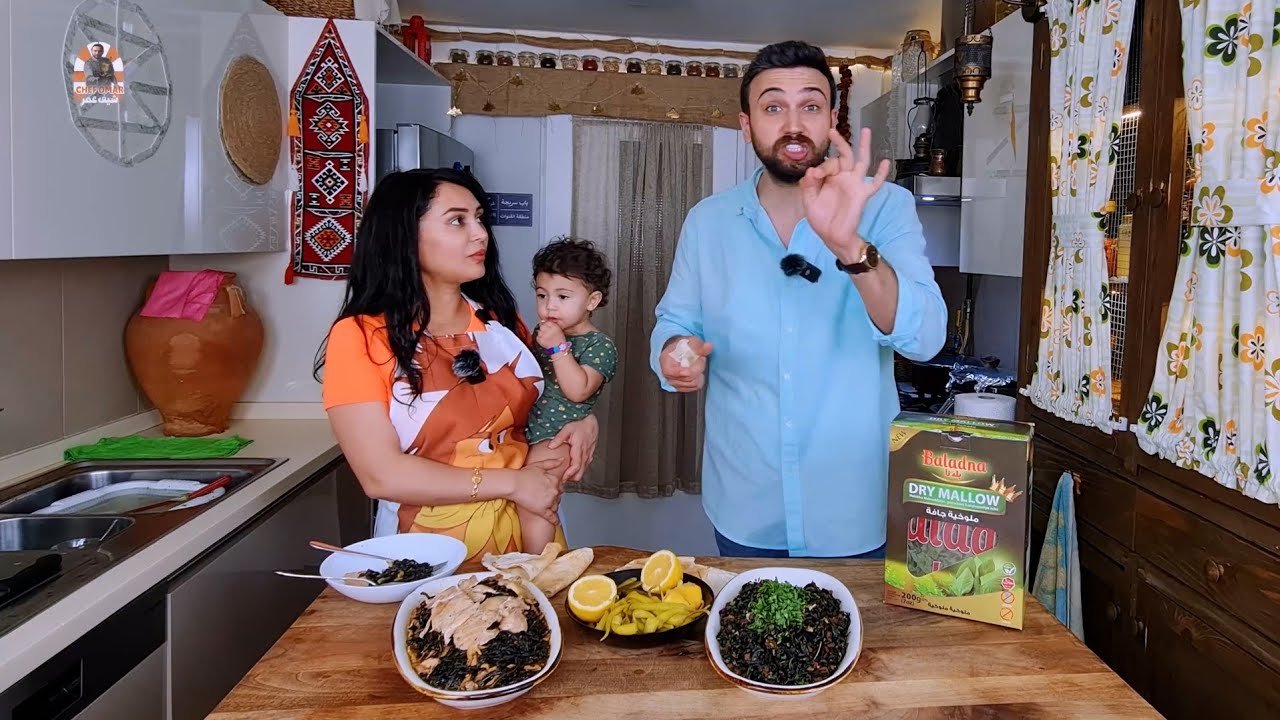 تحدي شيف عمر ونور 🔥😱 الملوخية الحلبية ضد الملوخية الشامية مين فاز؟