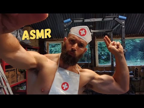 ASMR FAST CRANIAL NERVE EXAM WITH DR SWOLE
