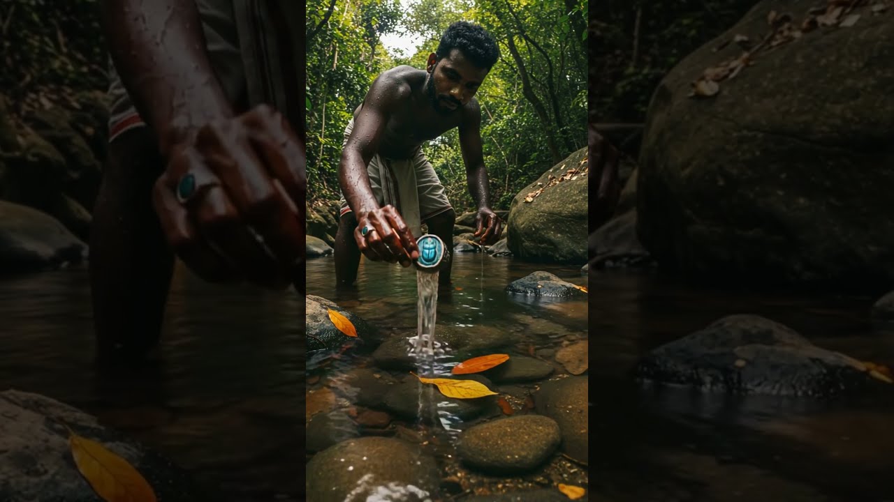 Sri Lankan Man Finds Giant Ancient Ring With Gemstone In Forest River 