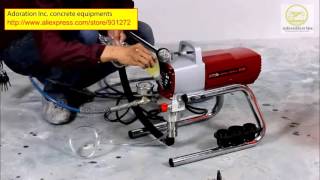 a portable （220V ± 40V）spray  machine polyurethane epoxy painting