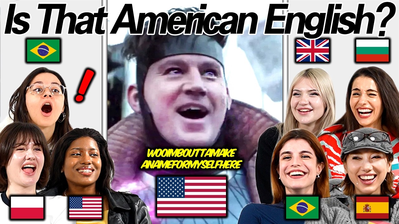 Europeans and Brazilians React to HARDEST American Accents To Understand l Can You Understand