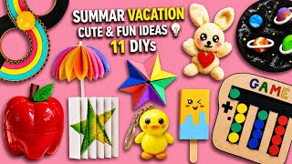 Fun & Creative 😍(11 DIYs) To Make This Summer Vacation!🏝️ 