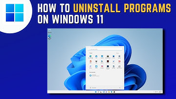 How to Uninstall Programs on Windows 11